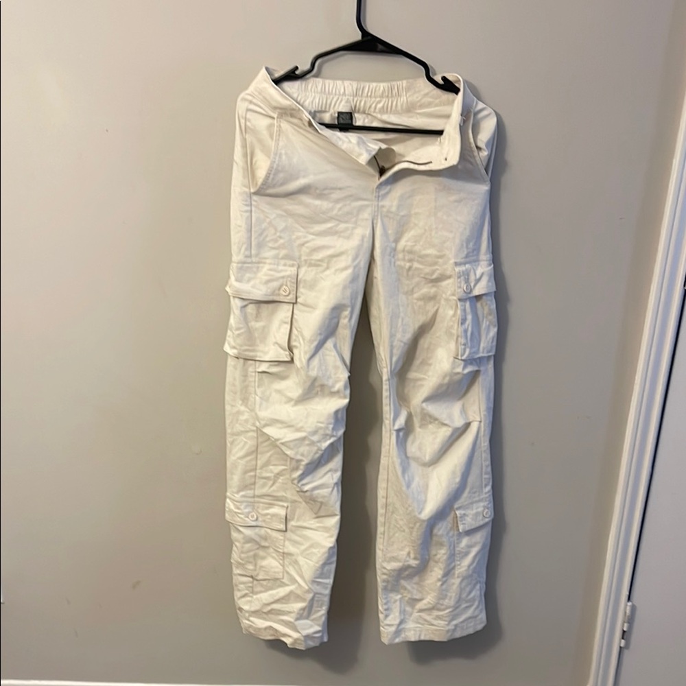 Women’s  White Cargo Pants